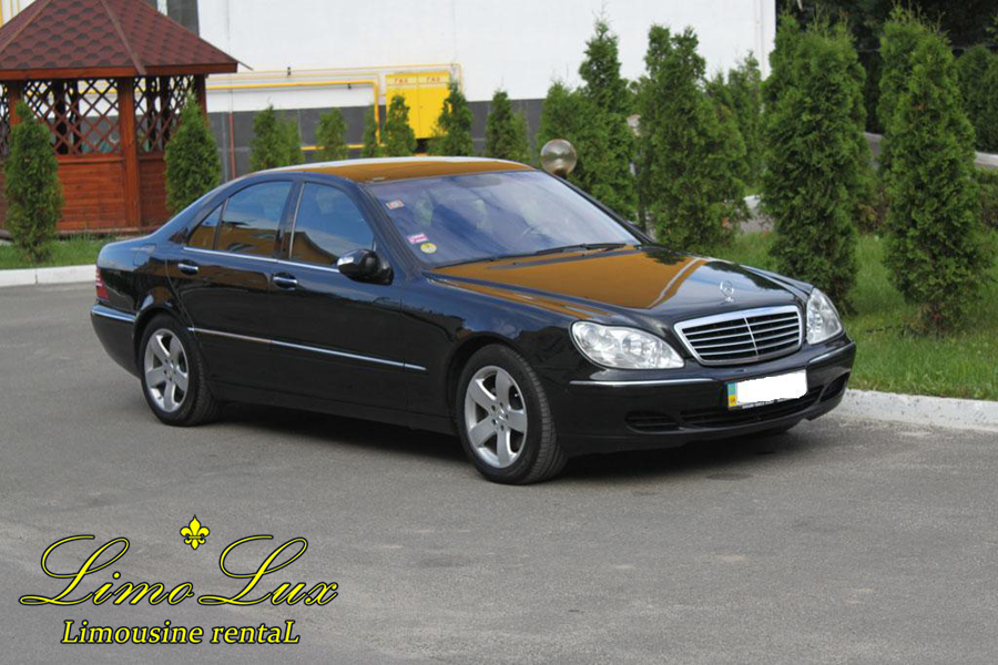 Аренда, прокат, заказ лимузин Мерседес W220 Киев